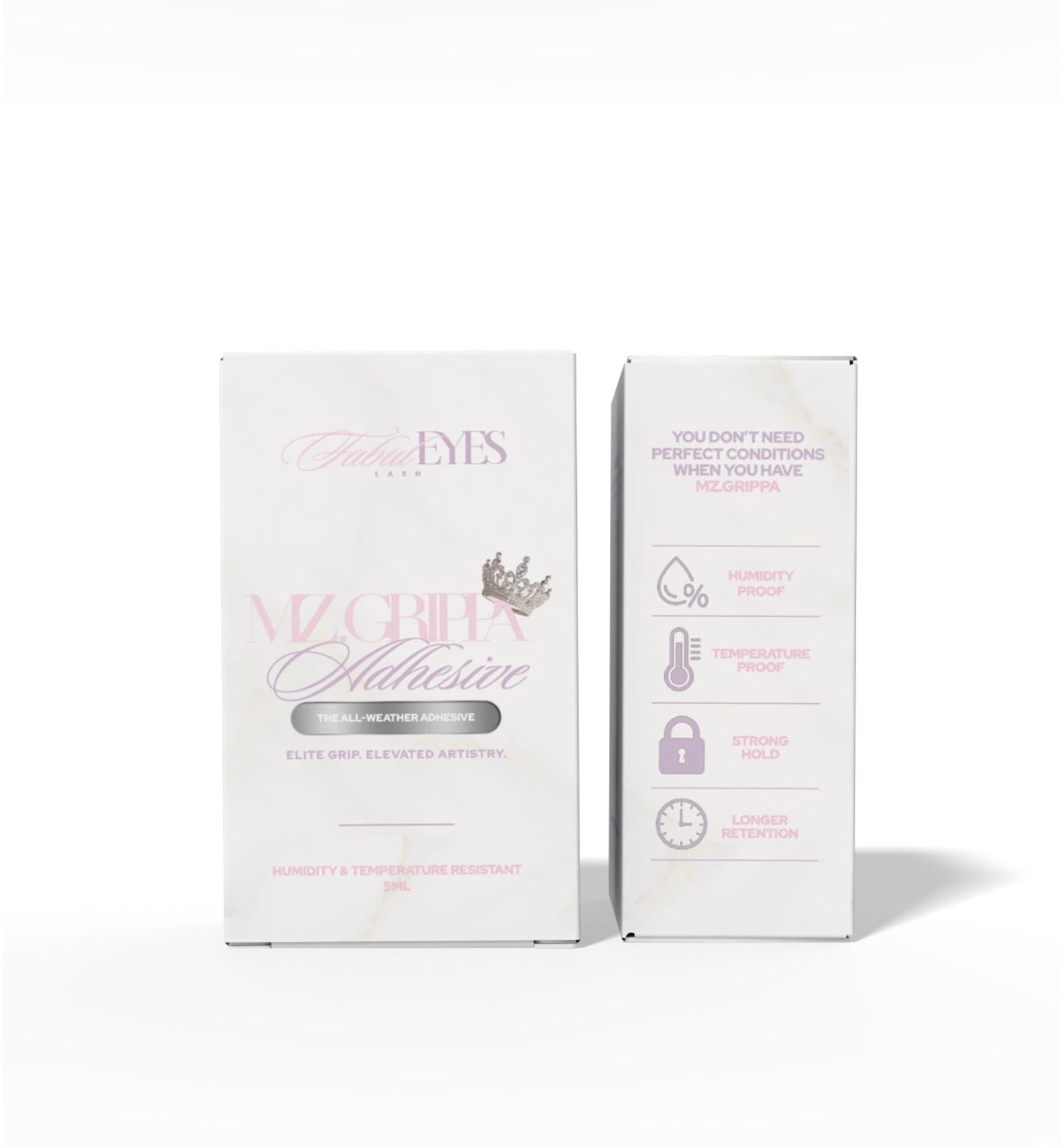 Mz Grippa adhesive, Temperature and humidity proof
